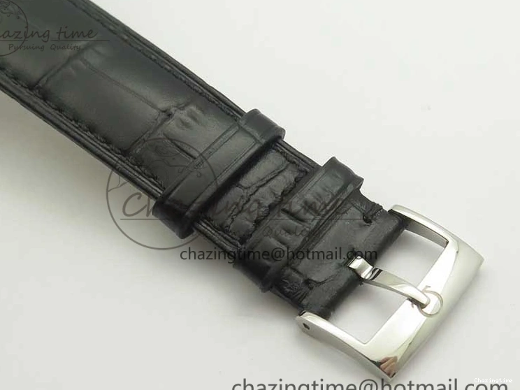 0316 De Ville Prestige Small Second TWF 1:1 Best Edition Black Dial on Black Leather Strap MIYOTA Resilient 8037